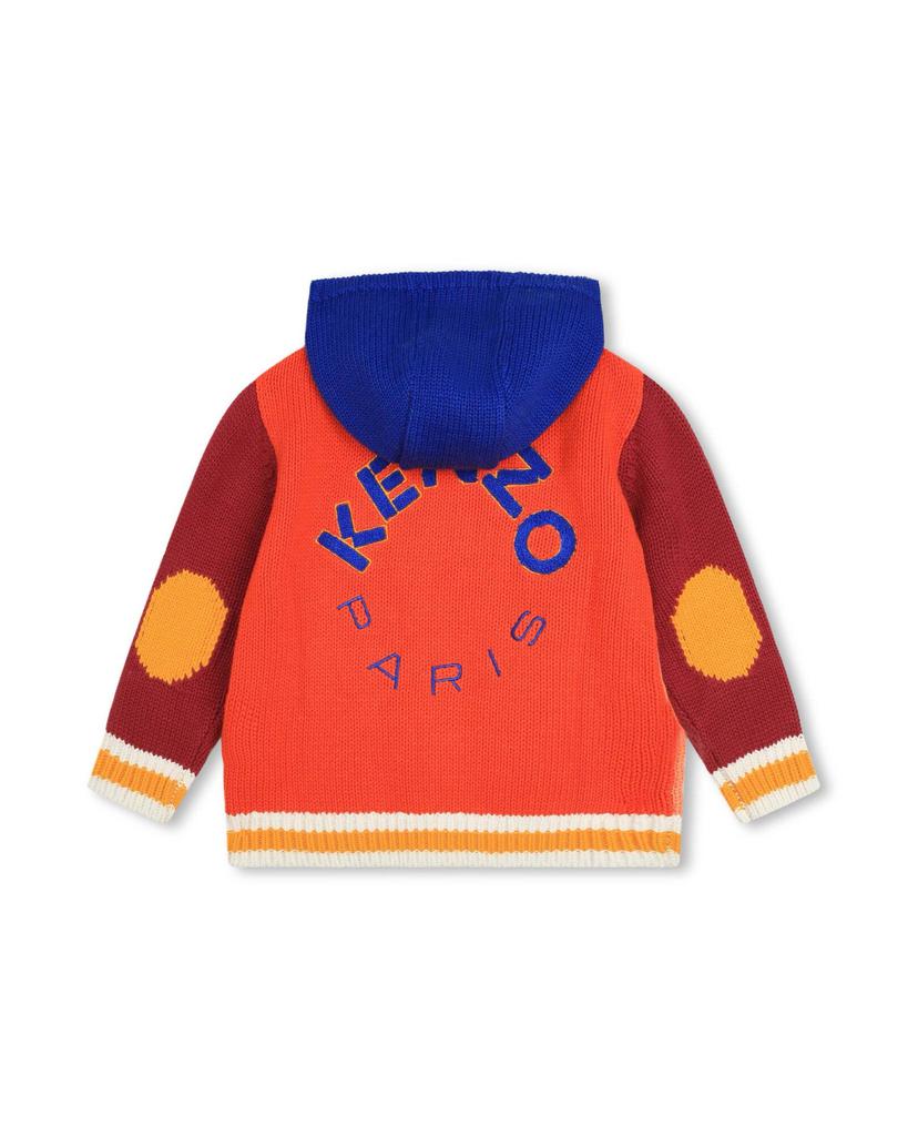 Kenzo Cardigan Tricot Wave Blue - Enfant Gar�çon - Kenzo Kids