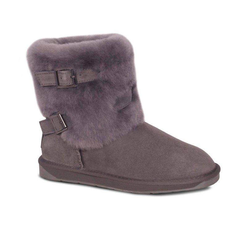 Cloud Nine Women'S Two Buckle Boots Gray