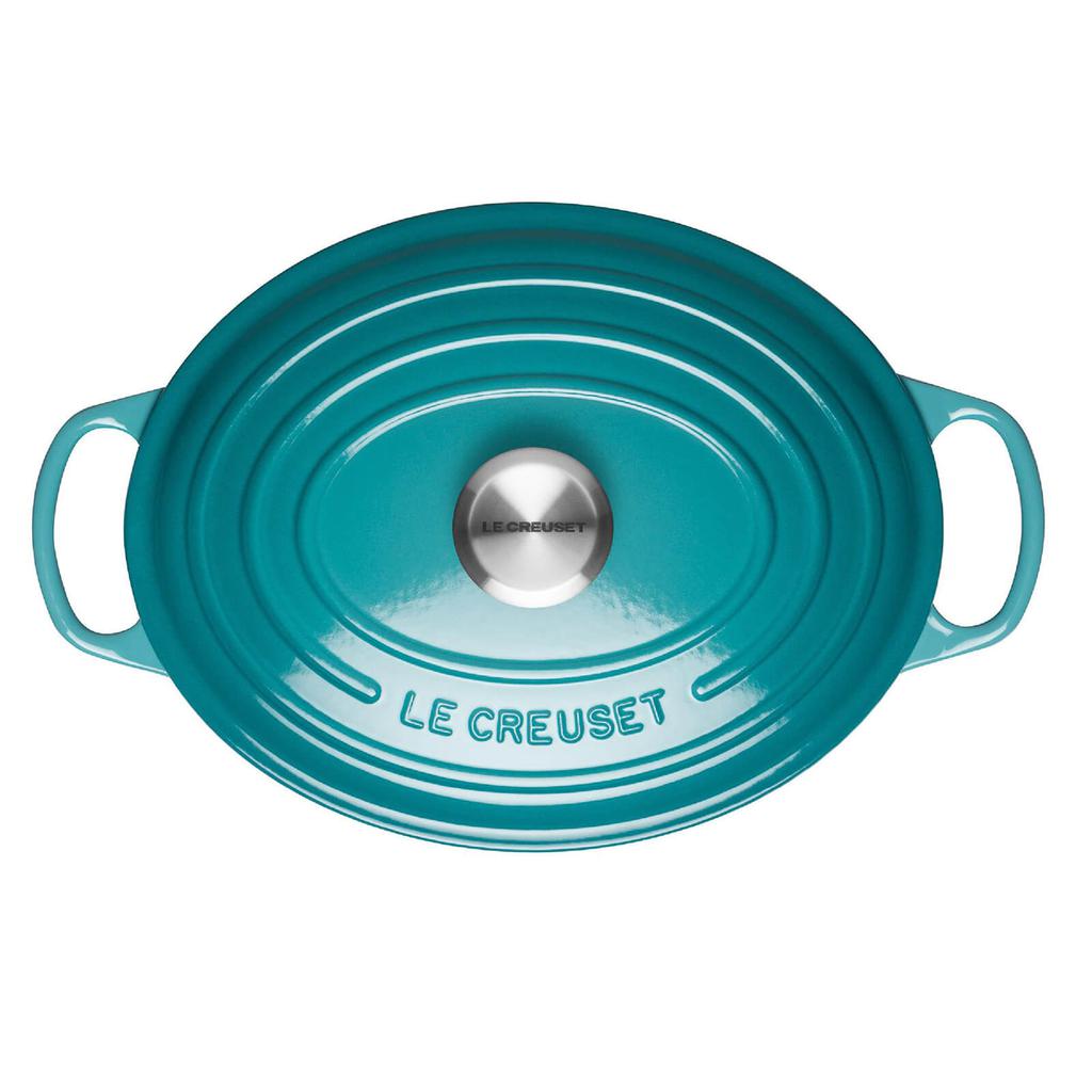 Le Creuset Le Creuset Signature Cast Iron Oval Casserole - 27cm - Bamboo Green