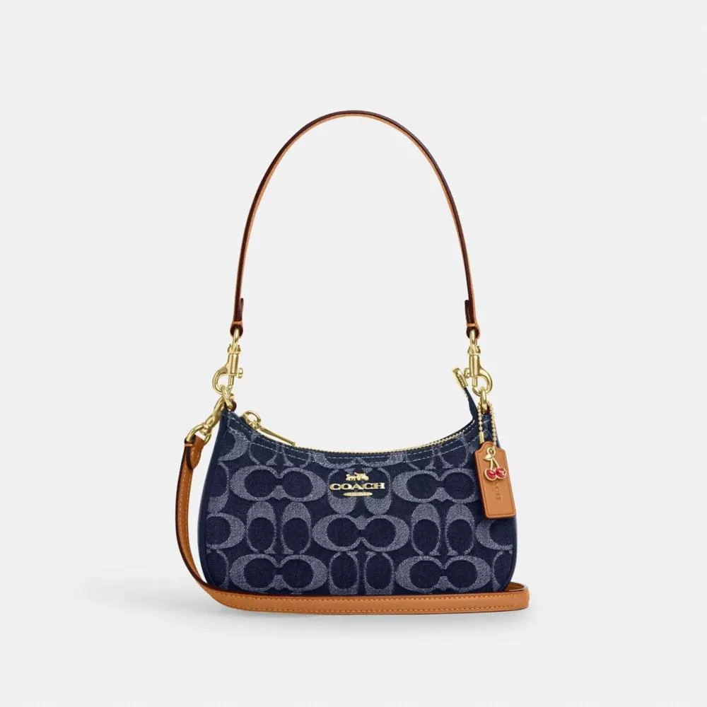 Coach Teri Mini Crossbody Bag In Signature Denim 1