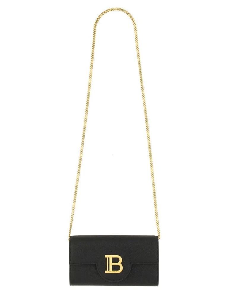 Balmain Balmain B-Buzz Logo Detailed Wallet On Chain 1