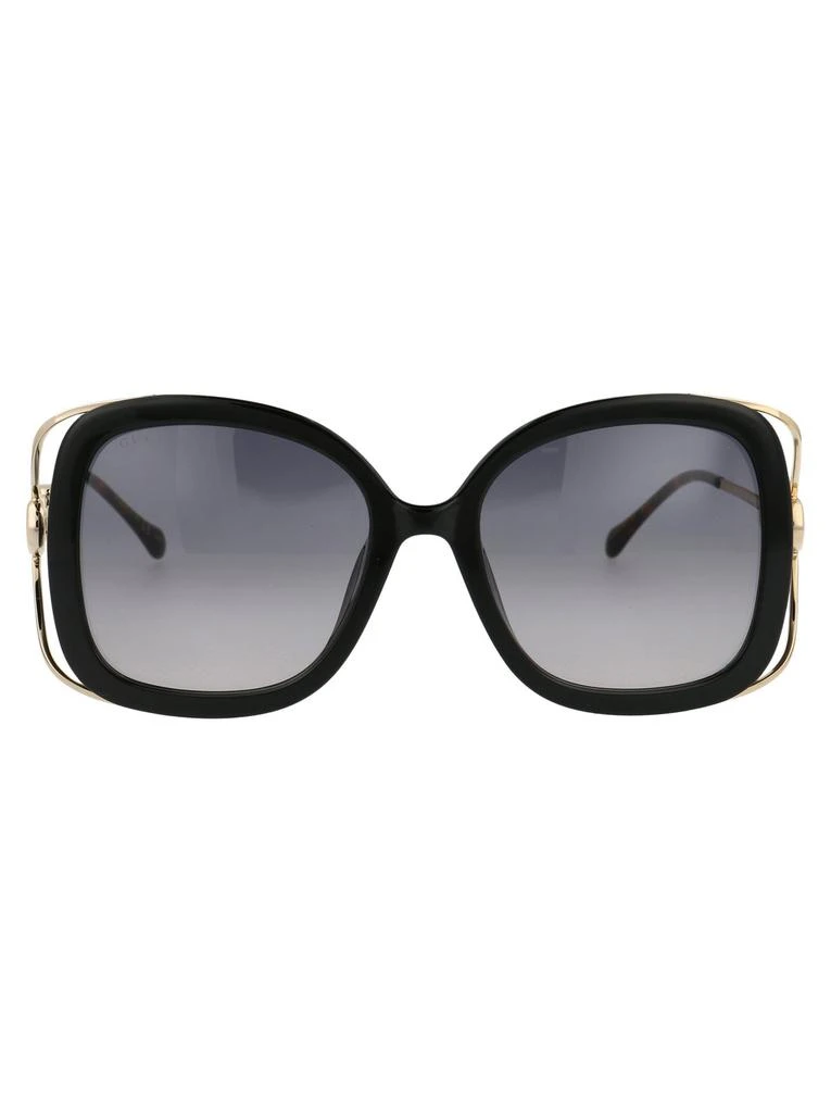 Gucci Gucci Eyewear Horsebit Detail Square Frame Sunglasses 1