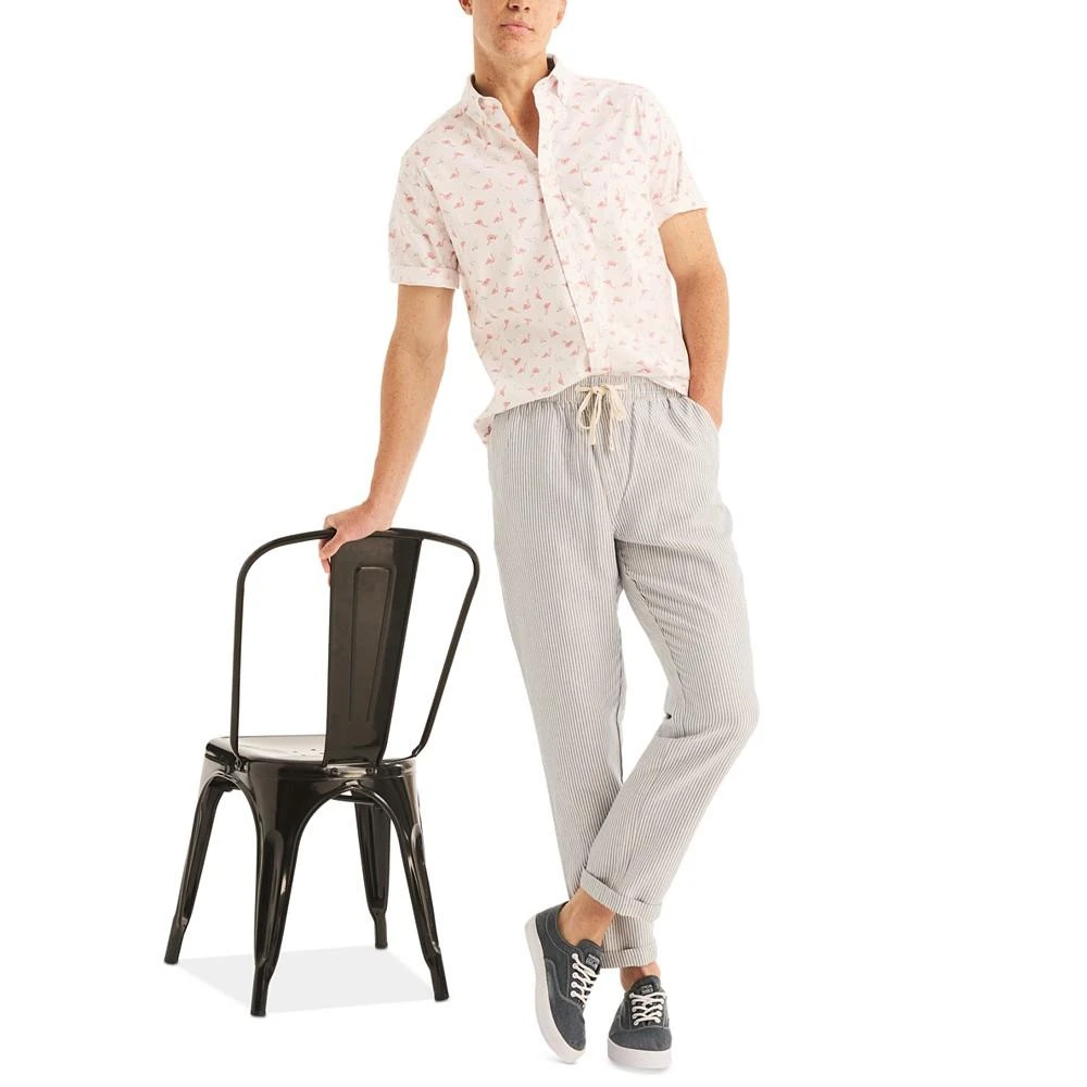 Nautica Men's Flamingo Print Short Sleeve Button-Down Shirt 4