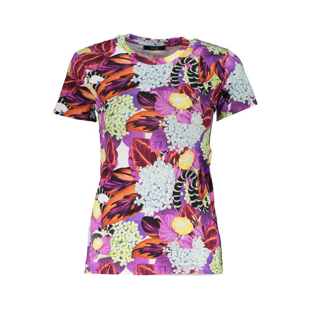 cavalli CLASS Purple Cotton Tops & T-Shirt