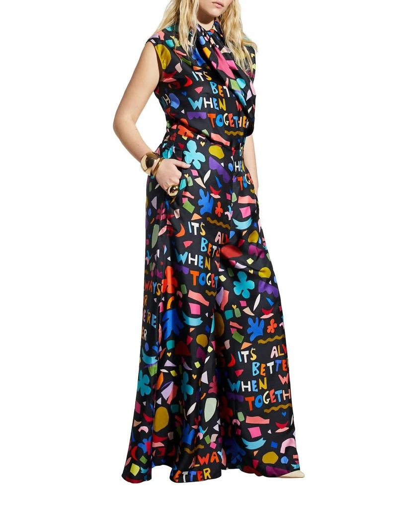 Careste Careste - Eloise Silk Free-flowing Palazzo Style Pant