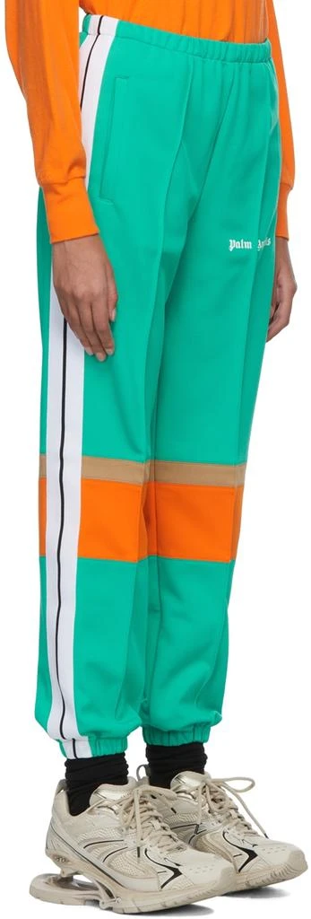 Palm Angels Green & Orange Track Lounge Pants 2