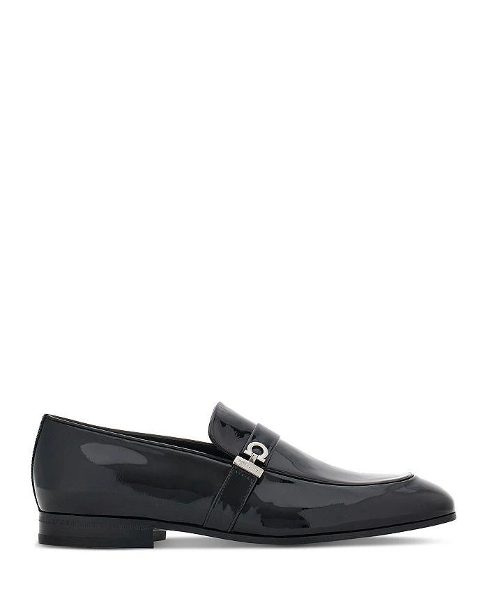 Salvatore Ferragamo Men's Deal Gancio Patent Leather Loafers 1