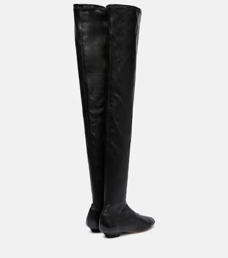 Khaite Apollo leather over-the-knee boots 2