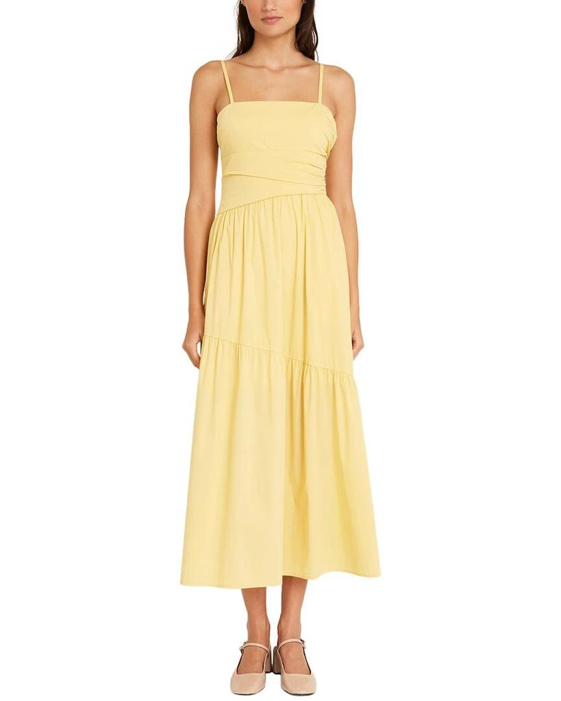 knee length dresses for ladies Kittiya Midi Dress - White