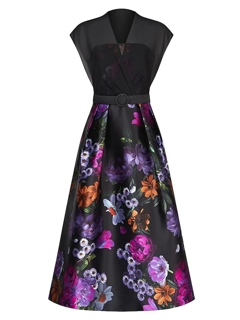Kay Unger Brigid Peony Bouquet Print Cocktail Dress - Dresses & Skirts -  BeyondStyle