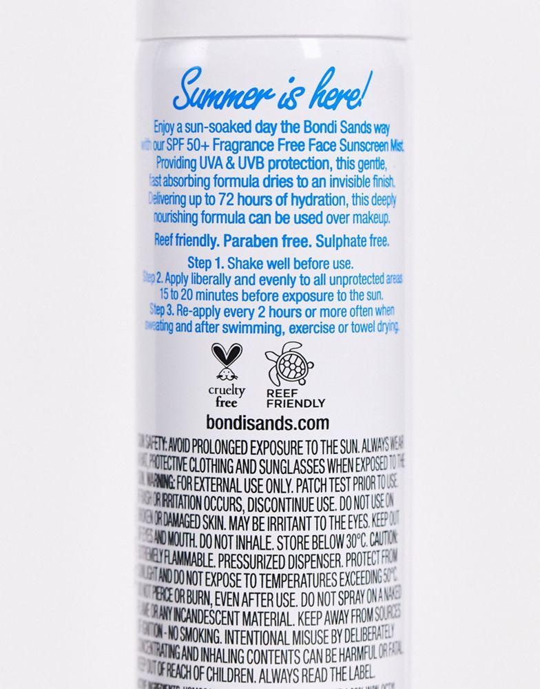 Bondi Sands Bondi Sands SPF 50+ Fragrance Free Face Mist 60g