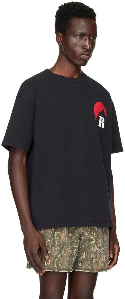 Rhude SSENSE Exclusive Black Moonlight T-Shirt 2