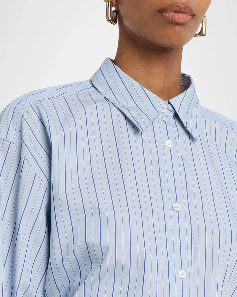 Totême Classic Stripe Button-Front Shirt 5
