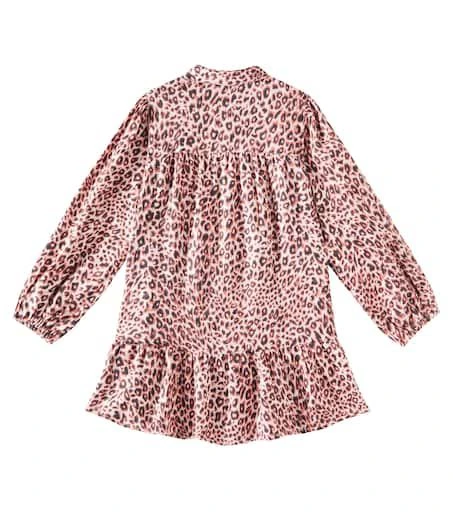 Scotch & Soda Leopard-print cotton flannel shirt dress 3