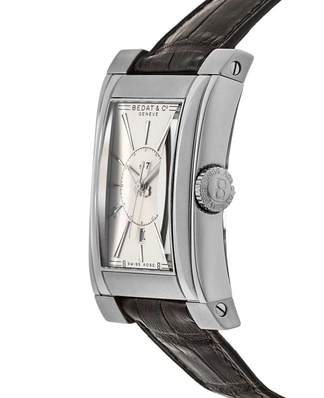 Bedat Bedat No. 7 Automatic Silver Dial Leather Strap Men's Watch 737.010.610-SD 3