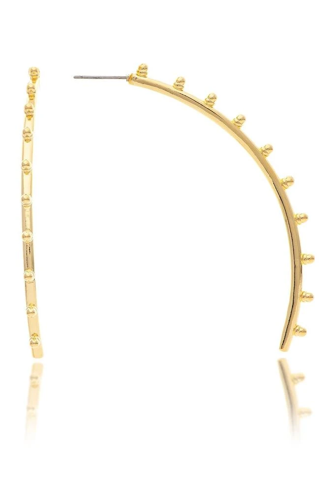 Rivka Friedman 18K Gold Plated Beaded Earrings 1