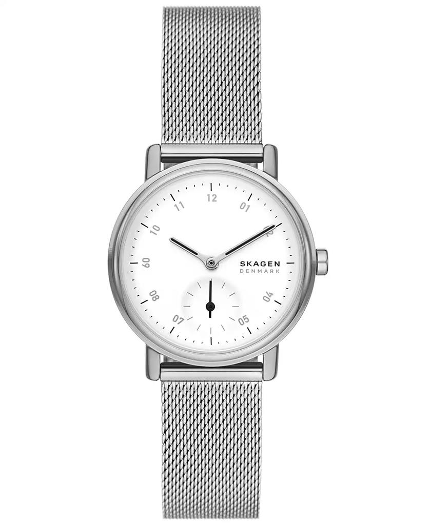 Skagen Women's Kuppel Lille Quartz Three Hand Silver-Tone Stainless Steel Watch, 32mm