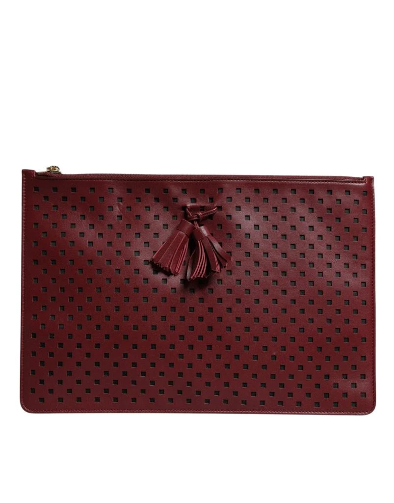 Dolce & Gabbana Logo Embellished Men Zip Flat Pouch Men's Bag 3