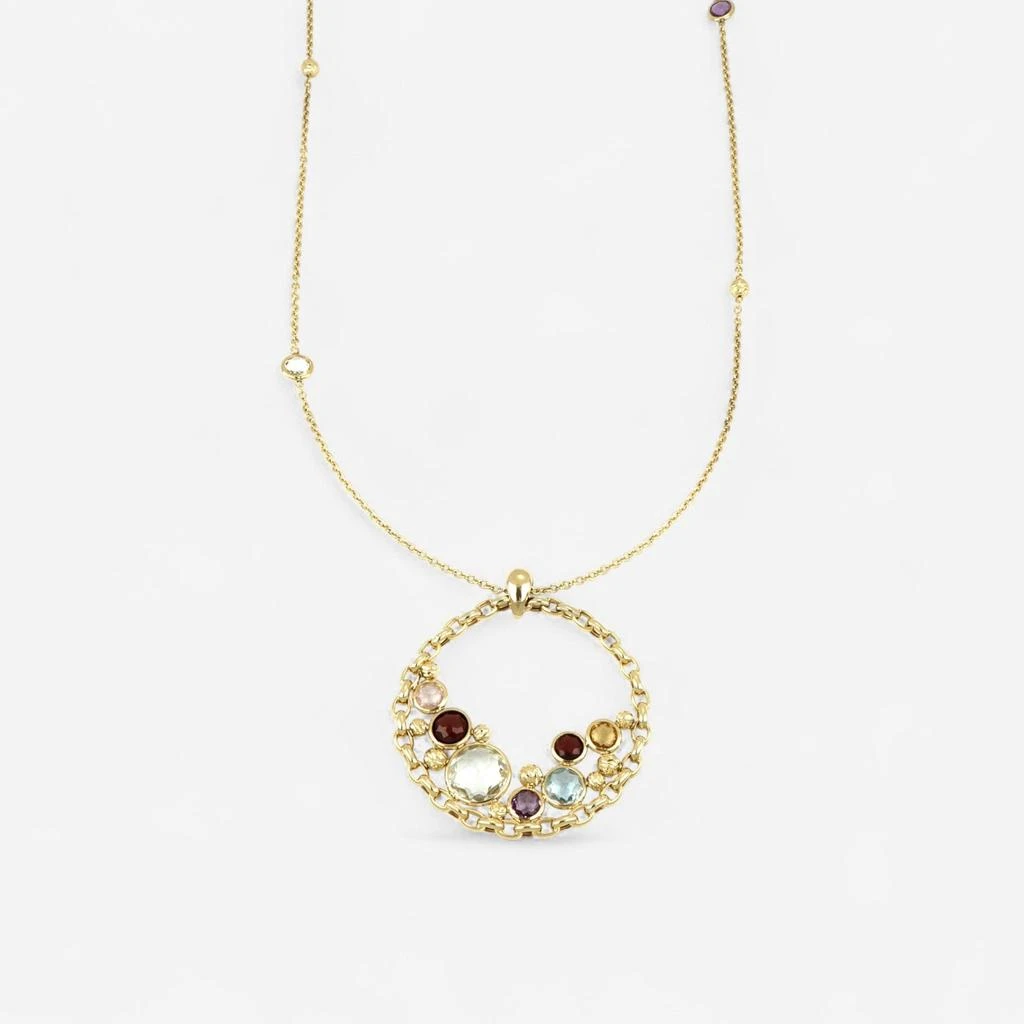 Tavanti Tavanti Luna 18K Yellow Gold Semiprecious Pendant Necklace NF020CH-B-Y-196 1
