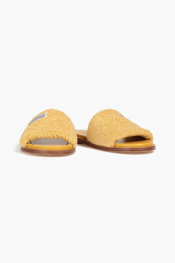 Zimmermann Appliquéd terry slides 2