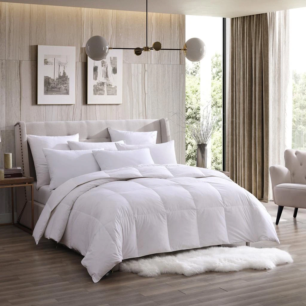 Serta HeiQ Cooling White Feather And Down All Season Comforter 2