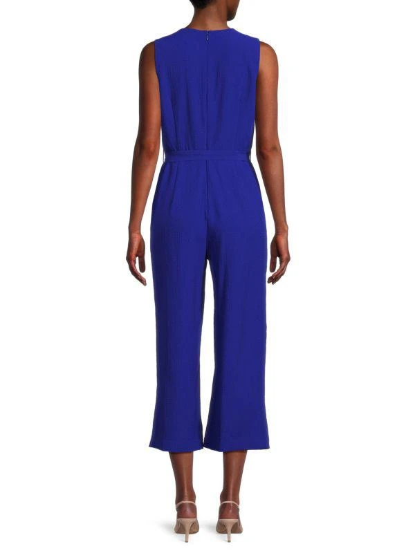 Shop Belted Cropped Jumpsuit on Sale at BeyondStyle – Get 86% Off