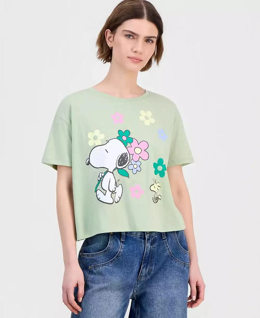 Grayson Threads, The Label Juniors
 Snoopy Floral Graphic T-Shirt