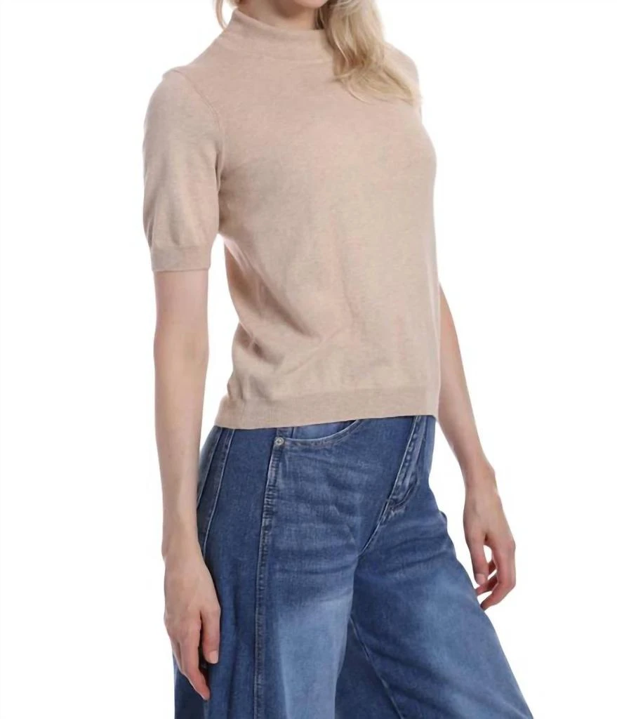 Minnie Rose Minnie Rose - CASHMERE MOCK SWEATER 2