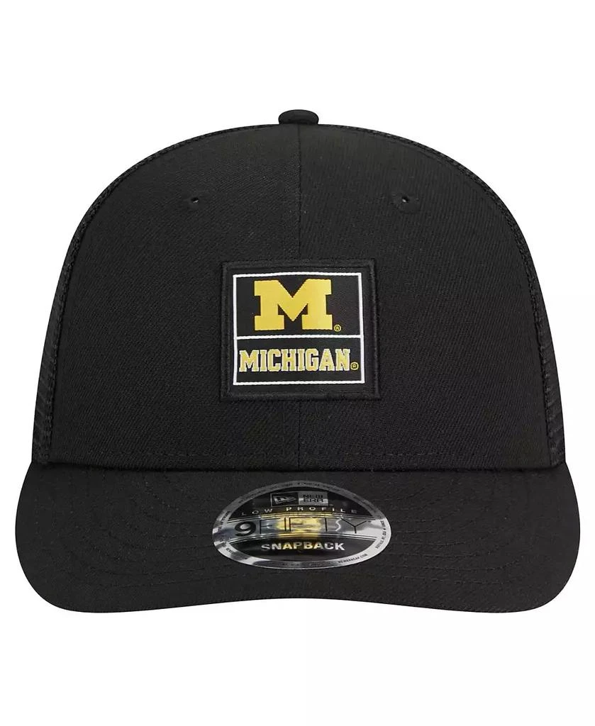 New Era Men's Black Michigan Wolverines Labeled 9Fifty Snapback Hat 4