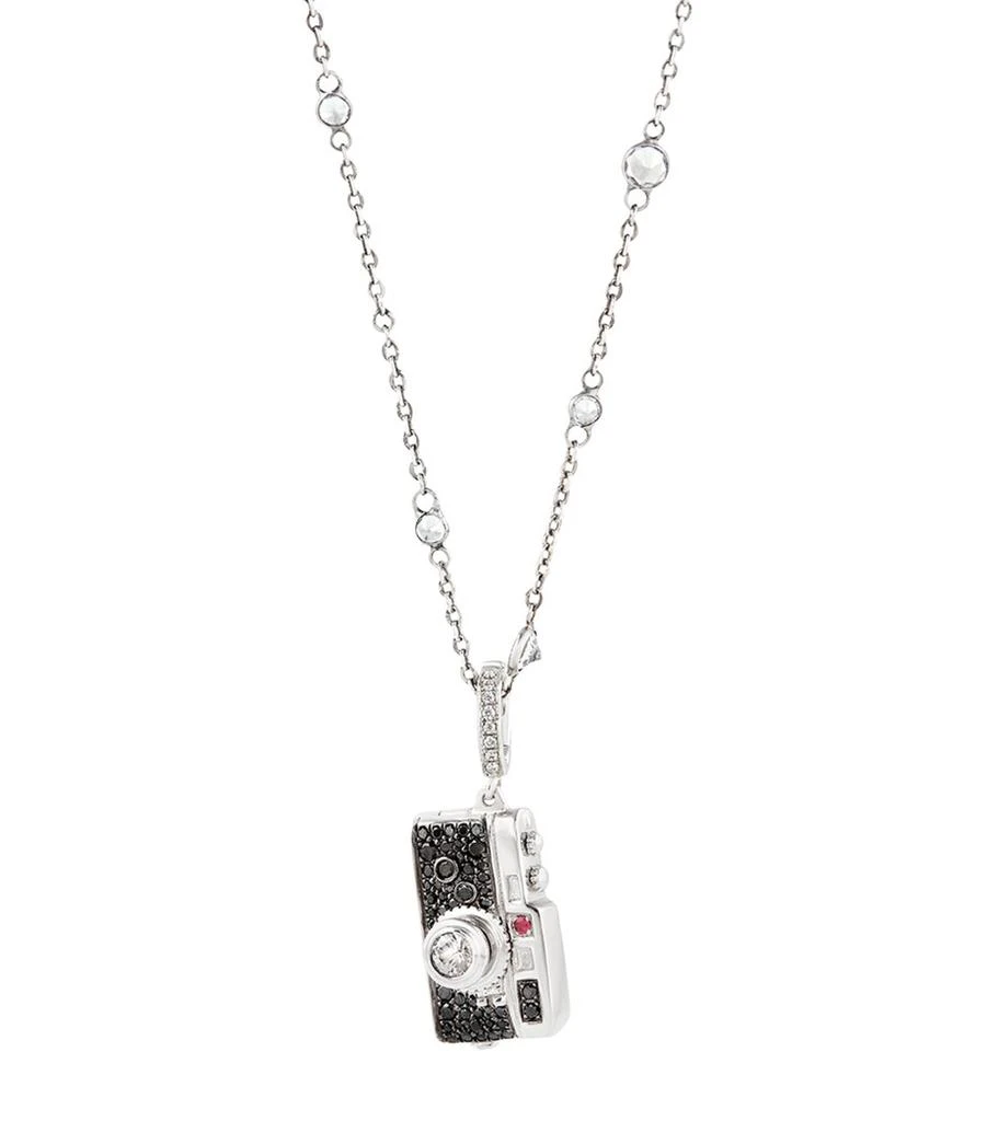 Annoushka White Gold and Diamond Mythology Camera Charm 4
