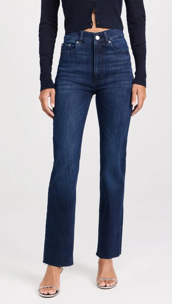 DL1961 Halle Straight: High Rise Instasculpt Jeans 6