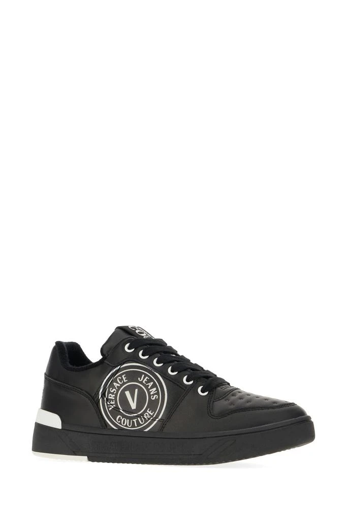Versace Black Leather Sneakers 2