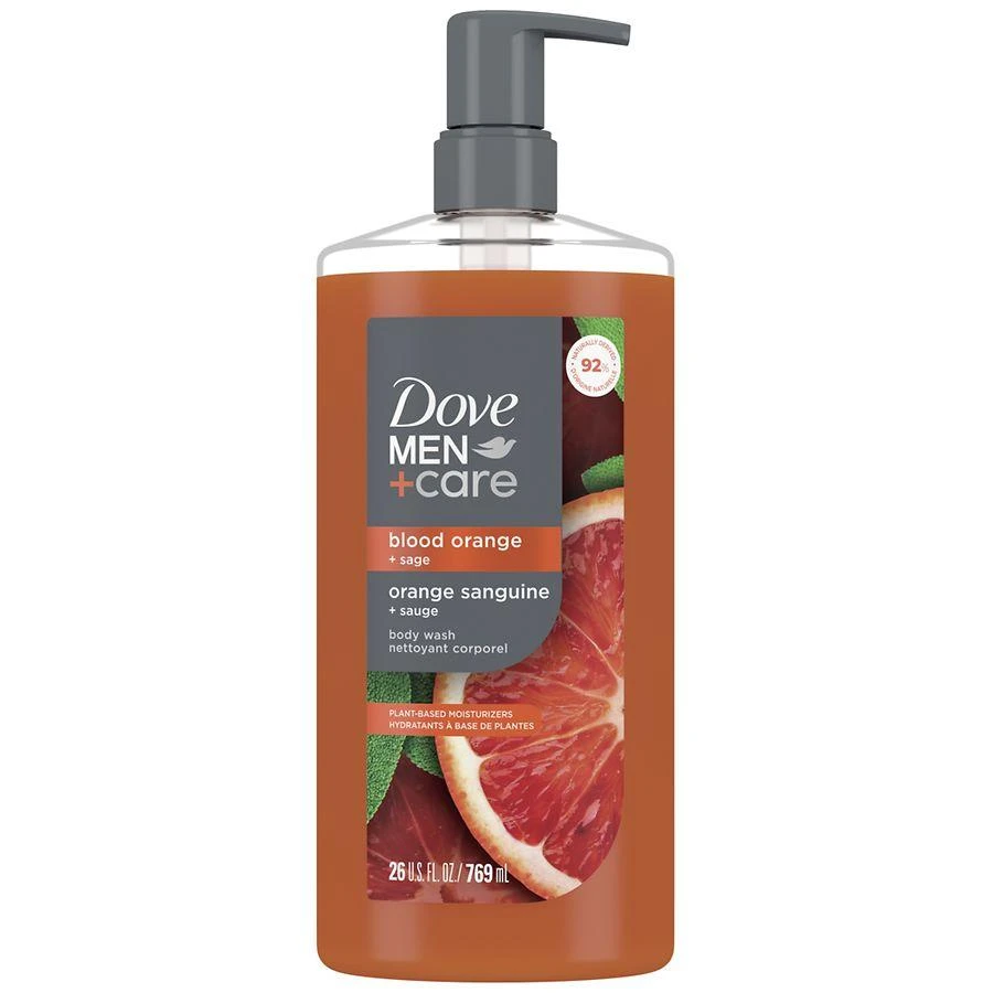 Dove Body Wash  to Rebuild Skin in the Shower Blood Orange + Sage 1