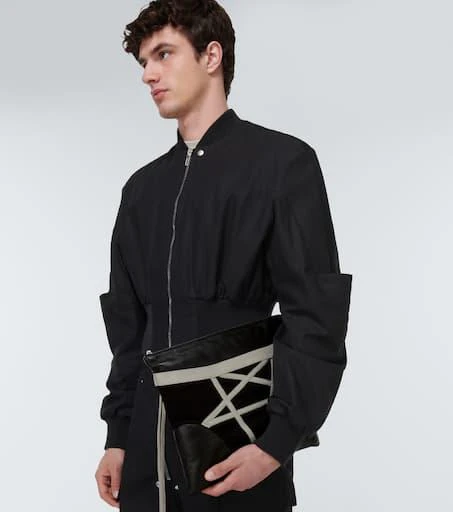 Rick Owens Pentabrief leather pouch 2