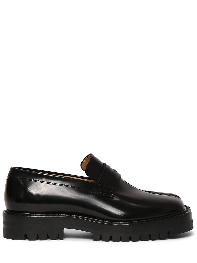 MAISON MARGIELA 30mm Tabi County Leather Loafers