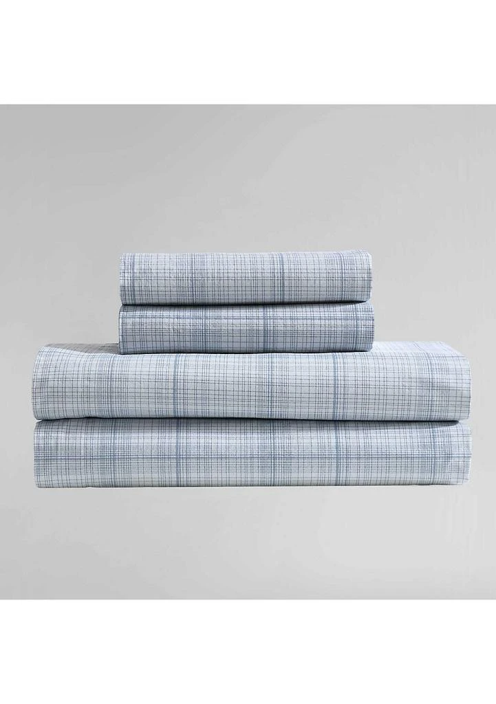 Calvin Klein Multi Grid Cotton Sheet Set