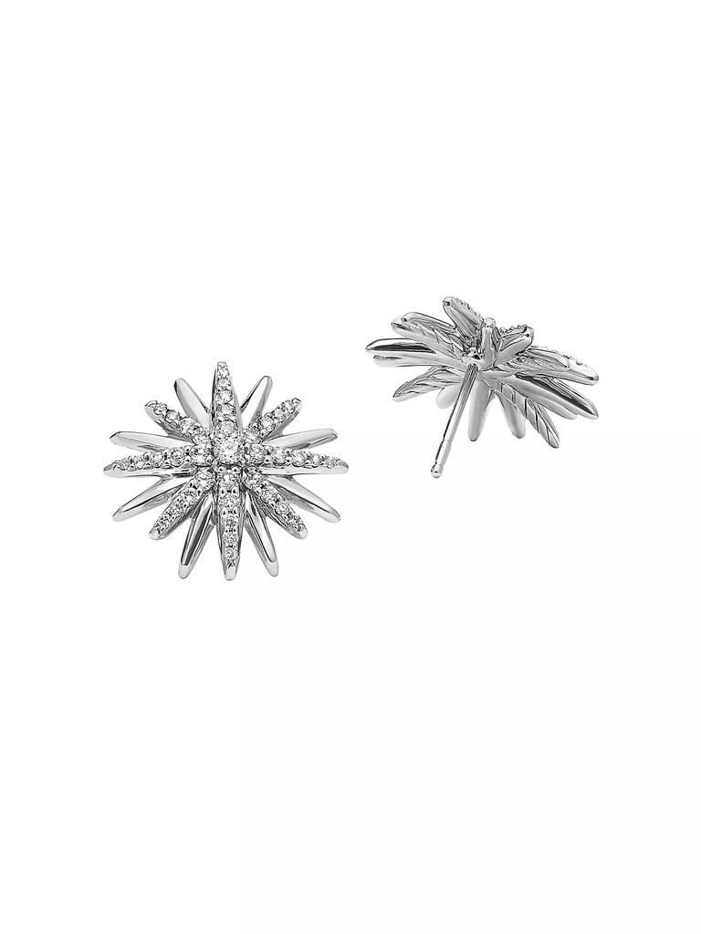 David Yurman Starburst Stud Earrings With Diamonds