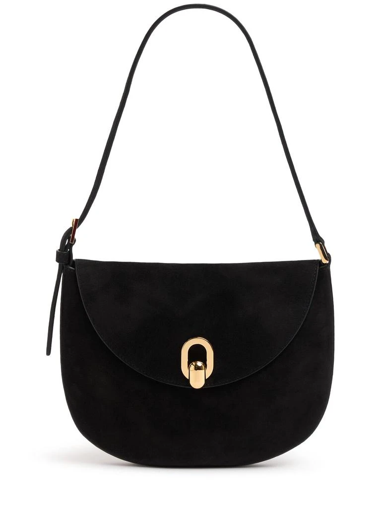 SAVETTE The Small Tondo Suede Hobo Bag 1