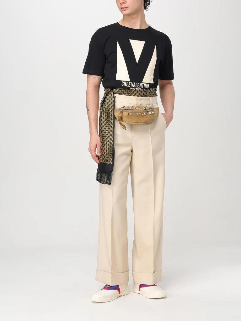 Valentino Belt Outfit Men Designer Leather Belt With V Buckle