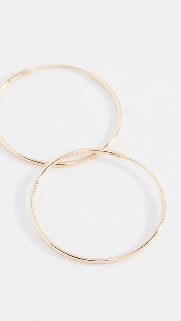 Shashi Plain Hoop Earrings 1