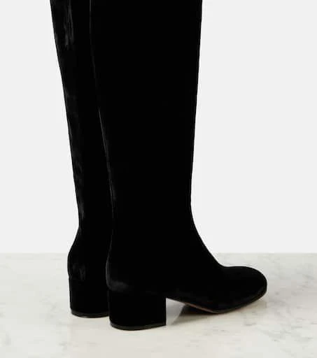 Gianvito Rossi Joelle 45 velvet knee-high boots 2