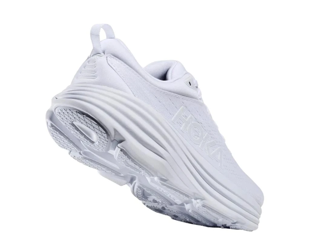 Hoka One One Bondi 8 White/White Women's Running Shoes 1127952-WWH 3