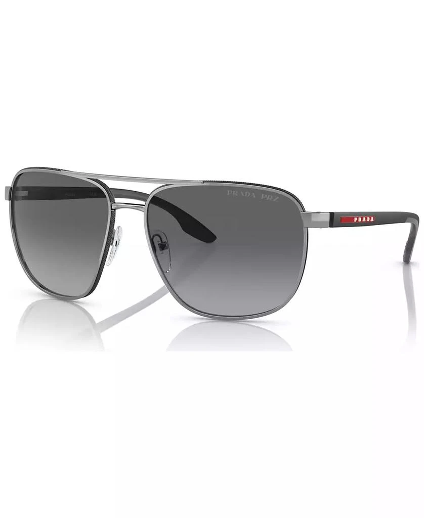 Prada Men's Polarized Sunglasses, PS 50YS62-YP 1