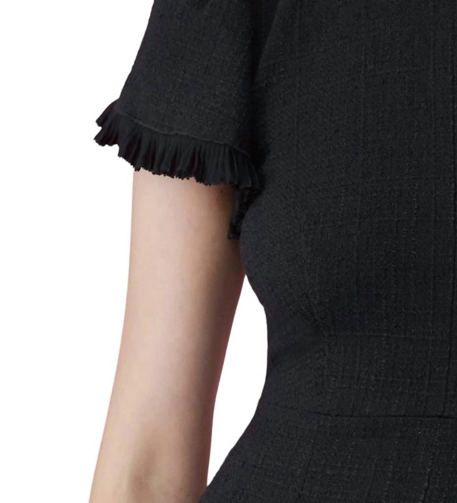 Rebecca Taylor Rebecca Taylor - Tweed Short Sleeve Flounce Short Dress 3