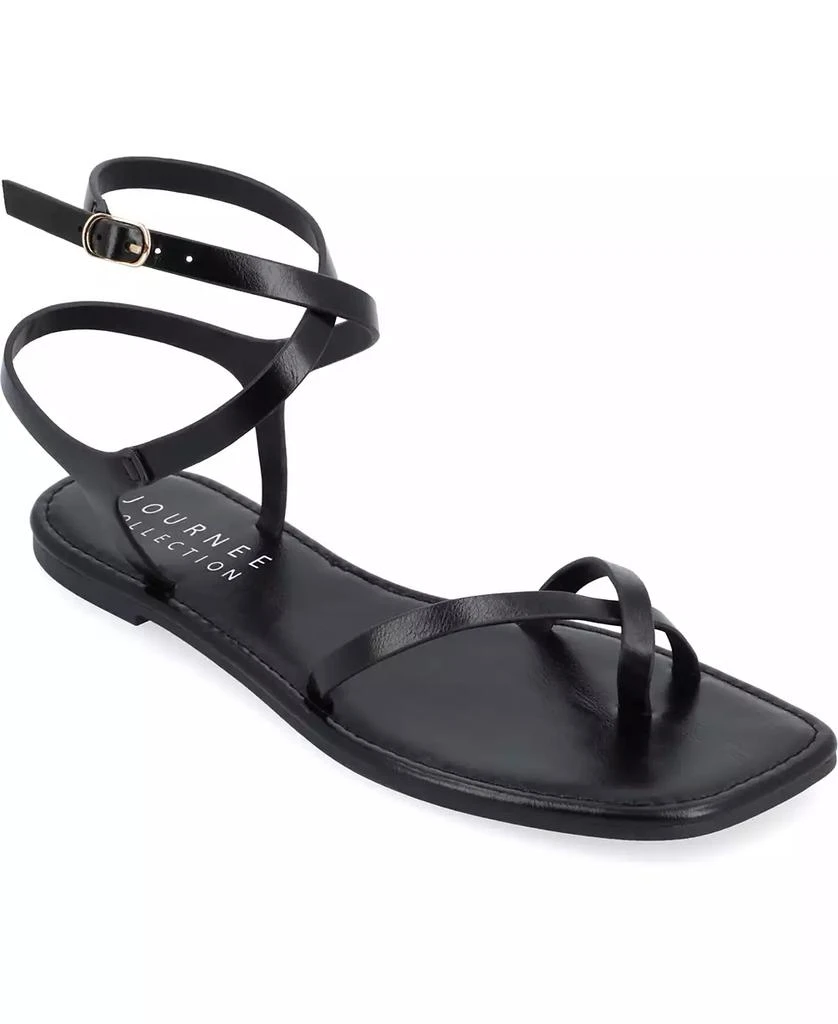 Journee Collection Women's Charra Strappy Sandals 1