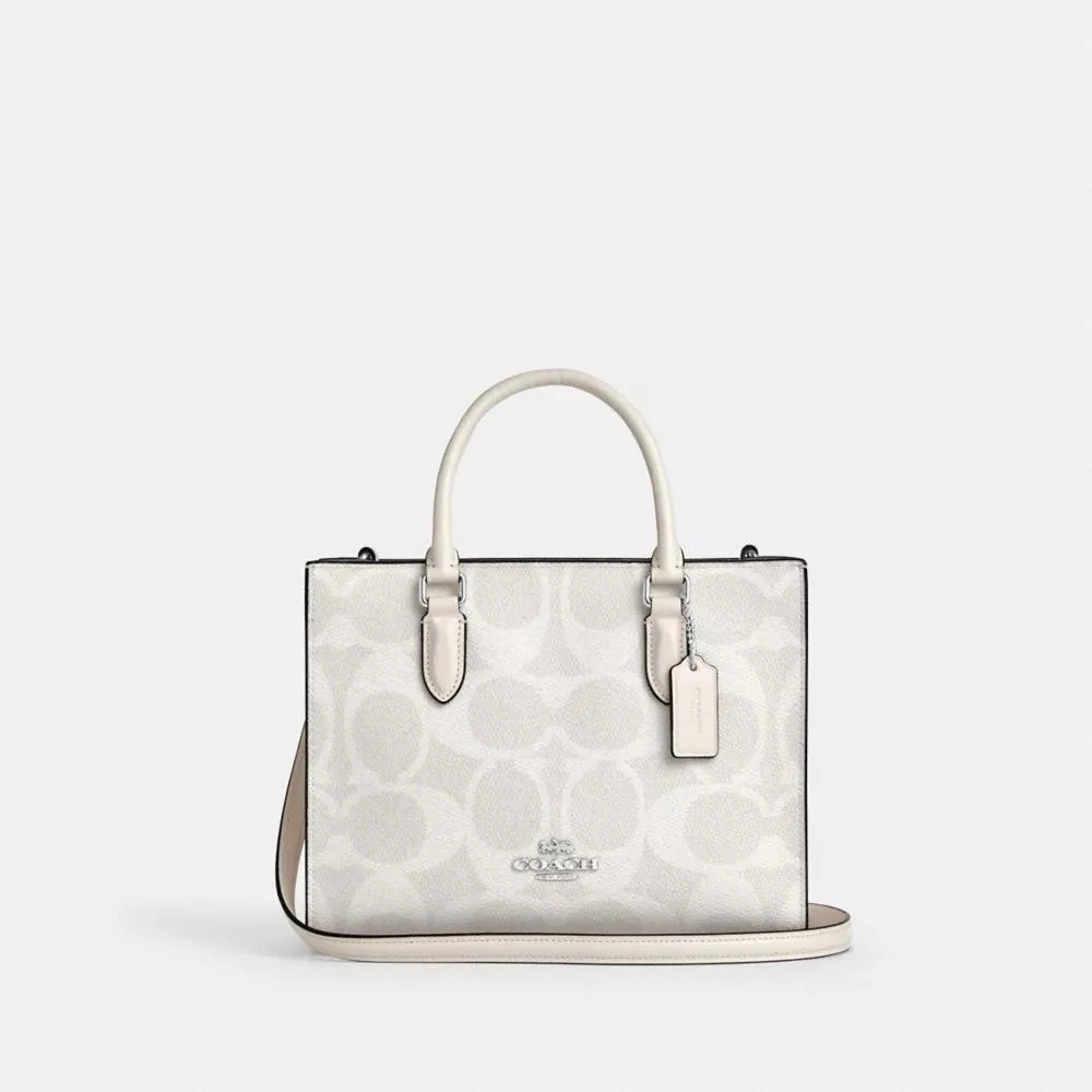 Coach Maggie Small Tote Bag In Signature Canvas