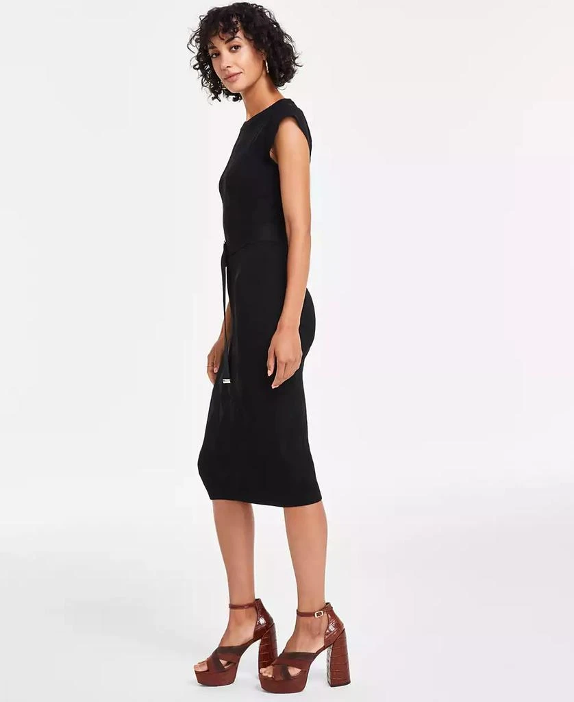 mother daughter same birthday dress Vince Camuto Black & White Sleeveless Fit-and-Flare Dress main image 1