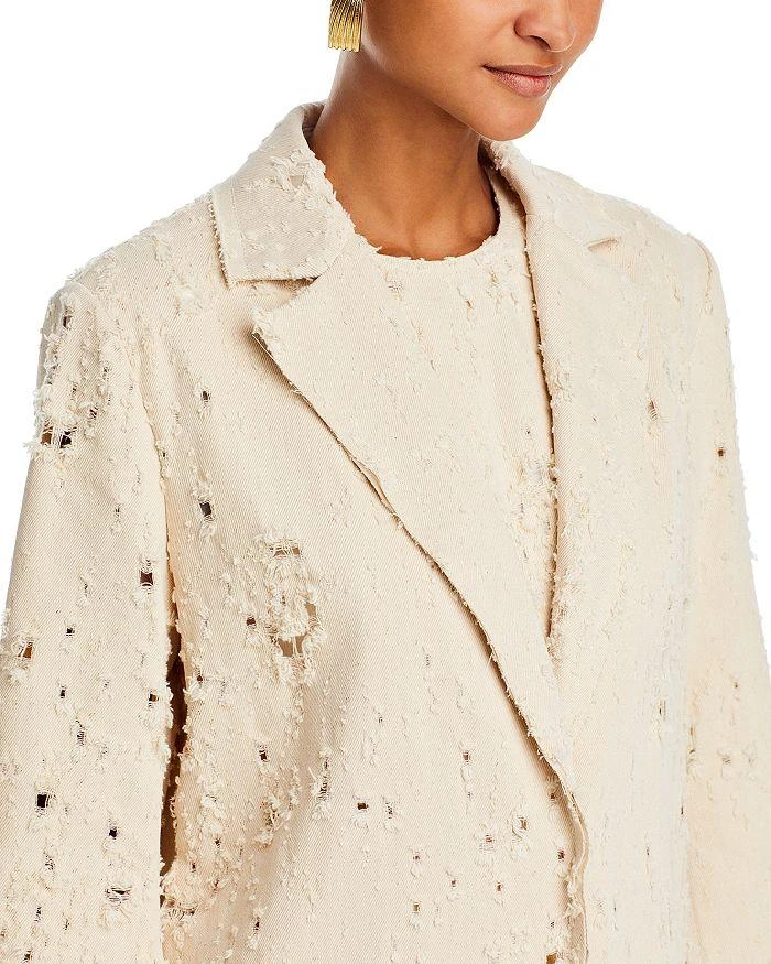 Jason Wu Collection Frayed Ripped Coat 6