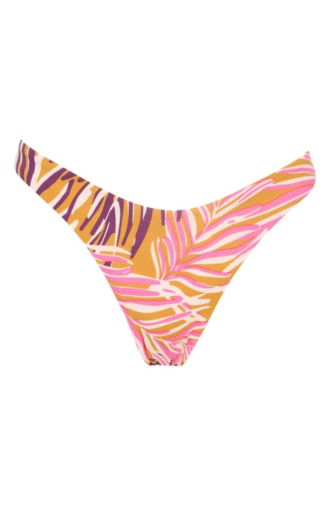 Maaji Caramel Foliage Slendourous Reversible Bikini Bottoms 4