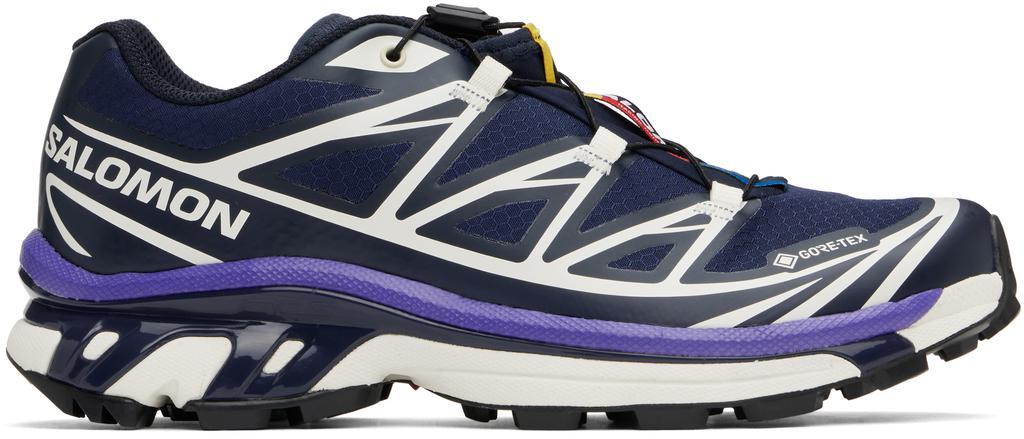 Salomon Navy & Off-White XT-6 GORE-TEX Sneakers - Casual